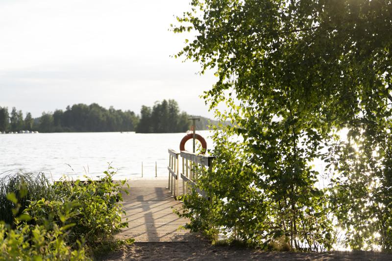 Kuva Koivurannan uimarannalta.