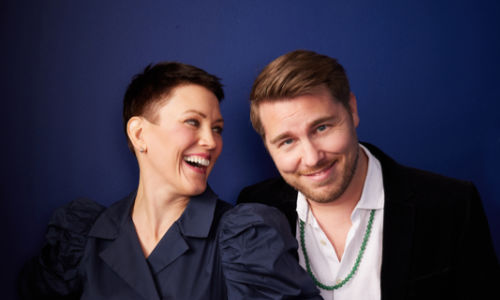 Mari Palo ja Aarne Pelkonen promokuva